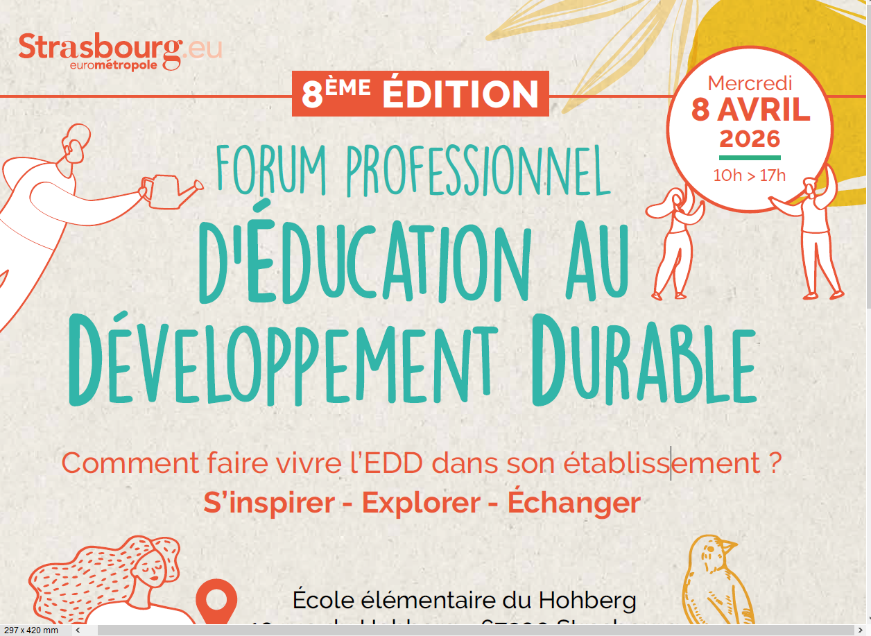 Forum professionnel Éducation au développement durable 2026